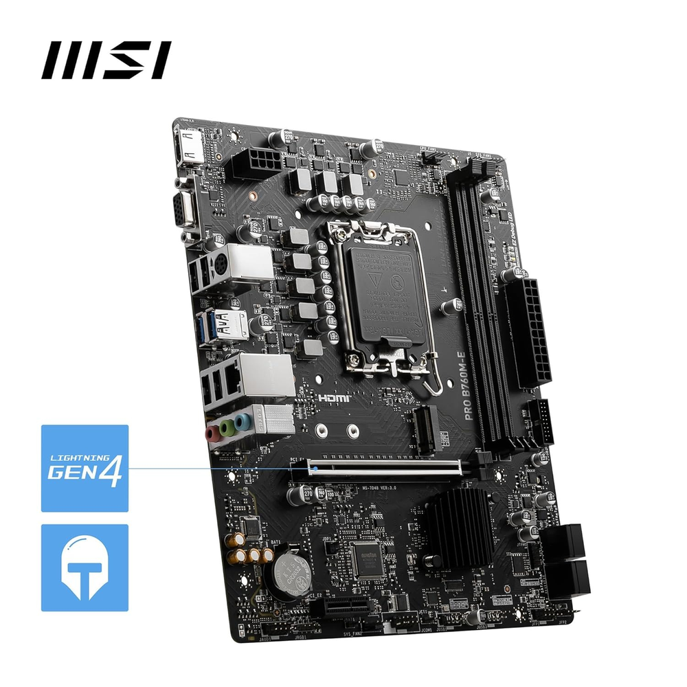 MSI PRO B760M-E Motherboard (DDR5)