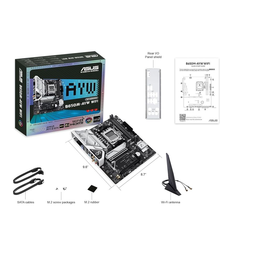ASUS B650M-AYW WIFI mATX Motherboard