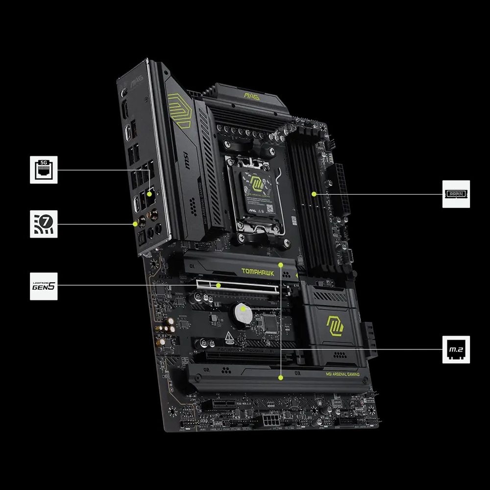 MSI MAG B850 TOMAHAWK WIFI Motherboard