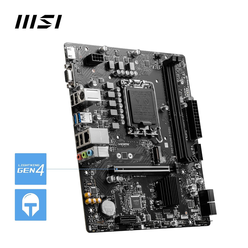 MSI PRO B760M-E DDR4 Motherboard