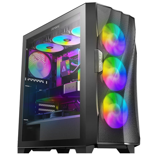 Antec DF700 FLUX ARGB ATX Mid Tower Gaming Cabinet (Black)