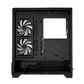 GAMDIAS ATLAS M1 ATX Mid Tower ARGB Gaming Case (Black, Built-in Display, 3x120mm ARGB Fans, Tempered Glass)