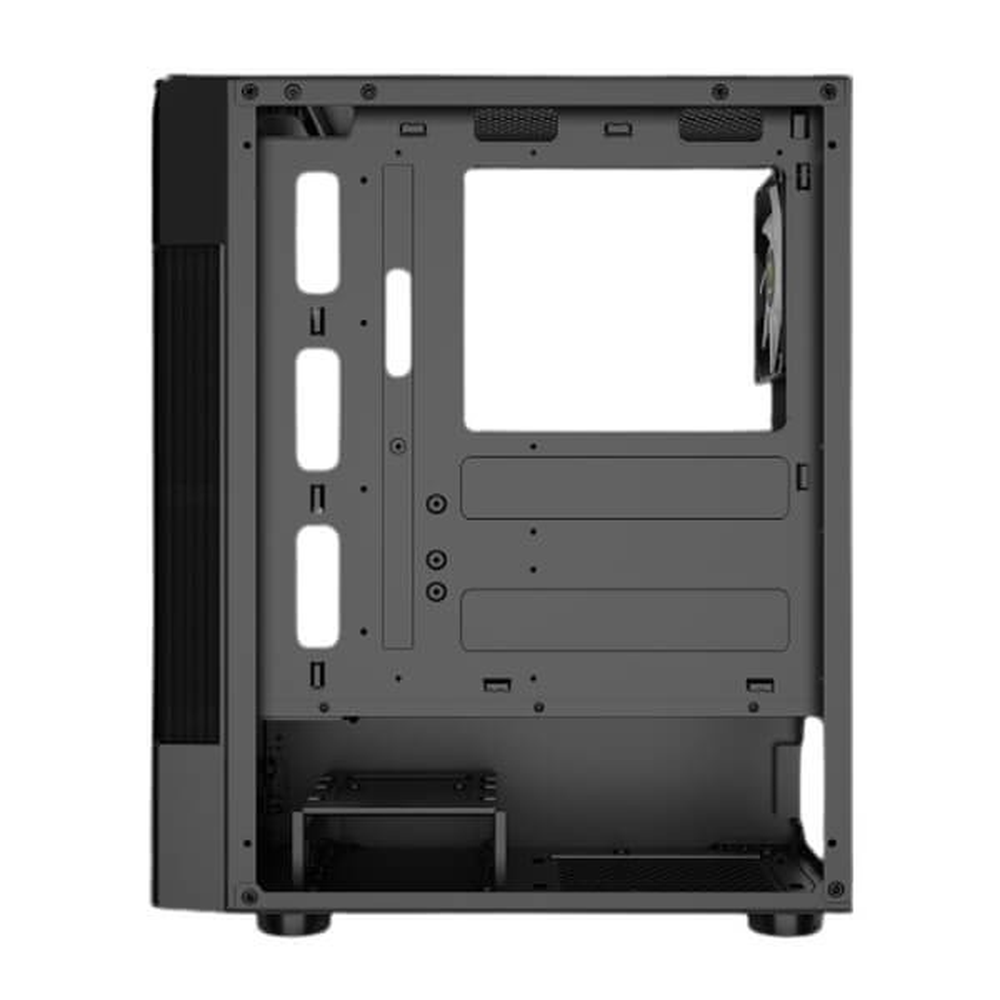 GAMDIAS AURA GC5 Elite ARGB ATX Mid Tower Gaming Case (Digital Display Mesh Front, Black)