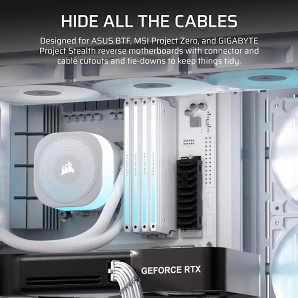 Corsair Chassis 4500X RS ARGB WHITE PC Case Without PSU