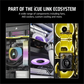 CORSAIR LX-R RGB Series, iCUE LINK LX140-R RGB, 140mm RGB Fan, Single Fan