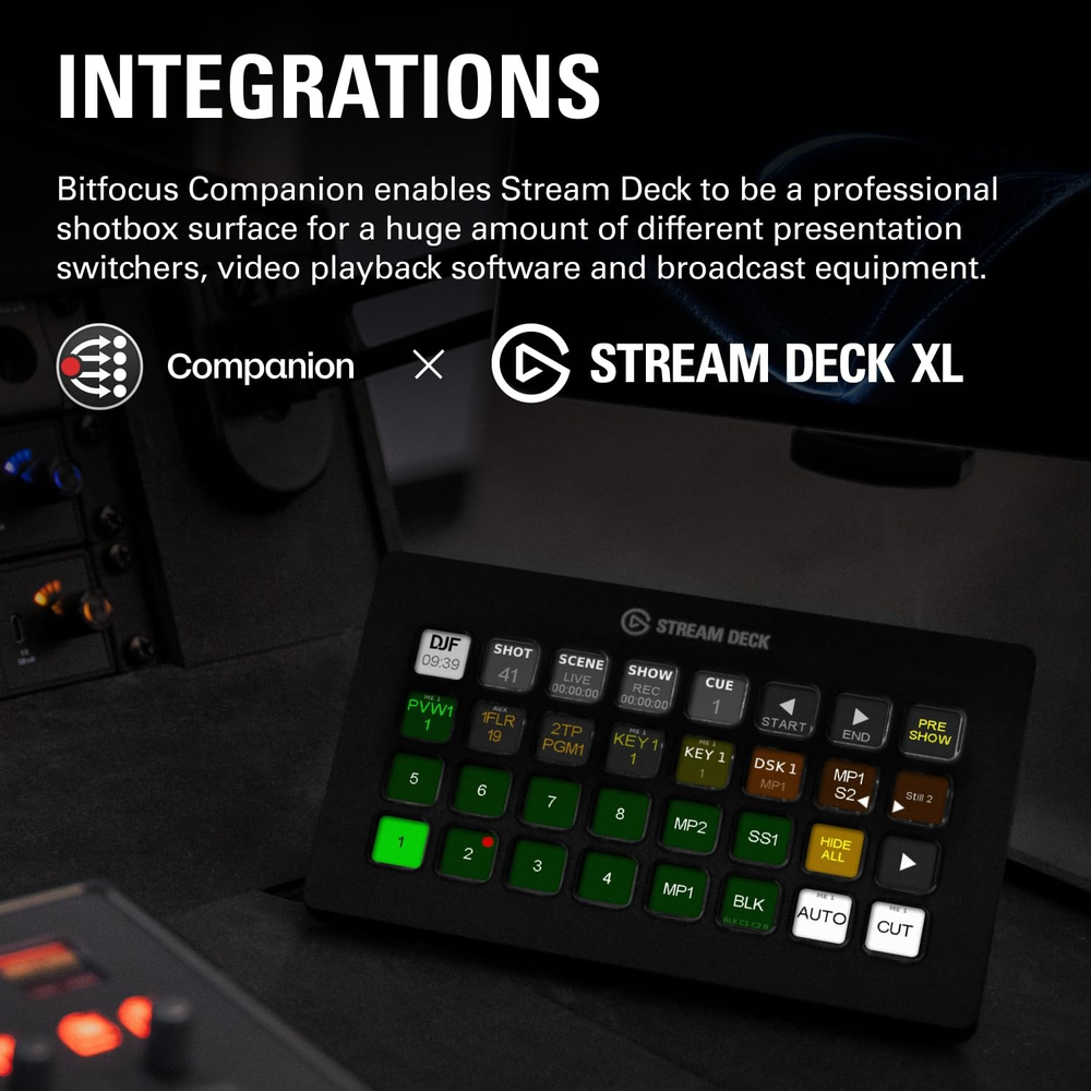 Elgato Stream Deck XL – Advanced Stream Controller with 32 Customizable LCD Keys