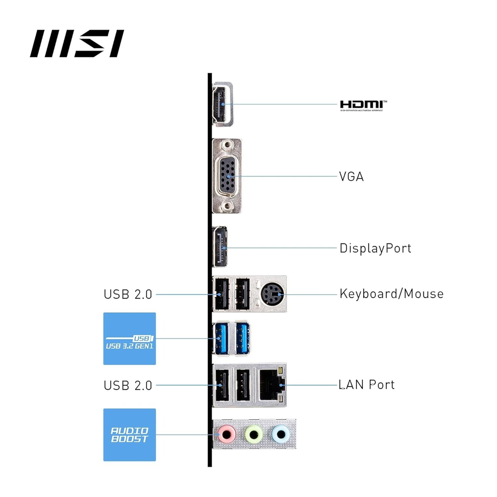 MSI PRO H610M-G WIFI Motherboard