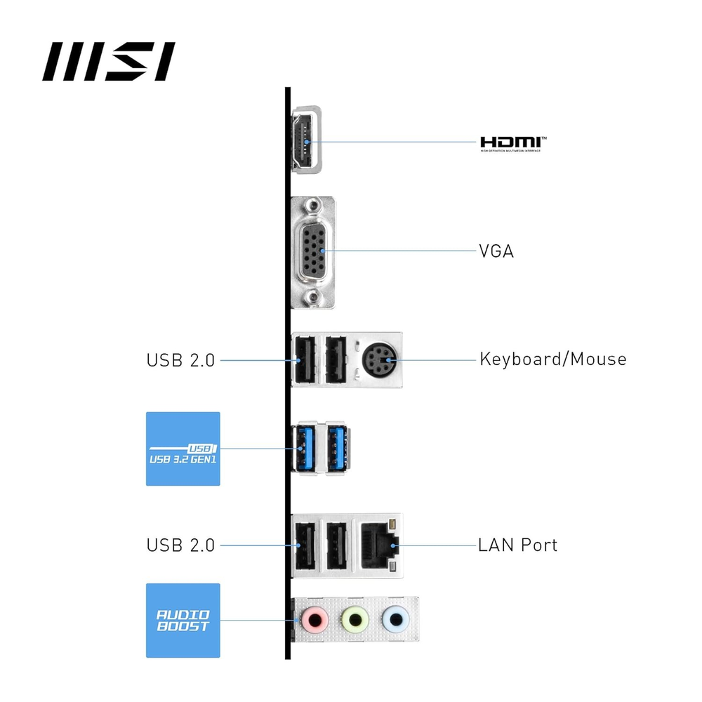 MSI PRO B760M-E DDR4 Motherboard