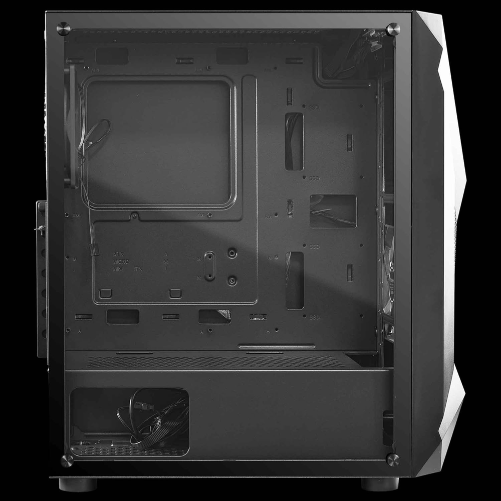 GAMDIAS Athena E1 Elite ARGB Mid Tower Gaming Case (Black)