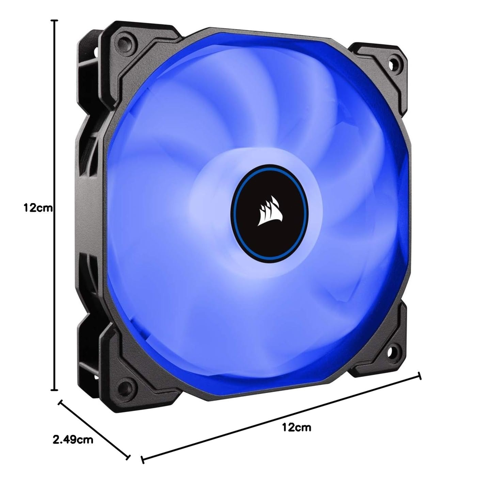 Corsair Fan AF120 LED -CO-9050081-WW- Air Series™ 120mm Fan Single Pack-Blue