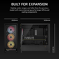 Corsair Chassis FRAME 5000D RS ARGB - - Mid-Tower PC Case without PSU, Black