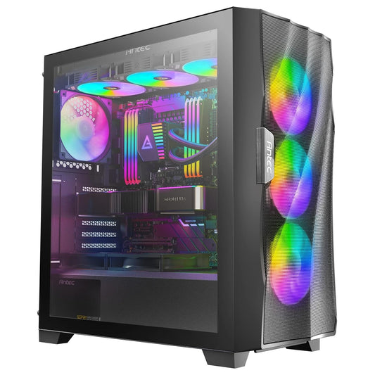 Antec DF700 FLUX ARGB ATX Mid Tower Gaming Cabinet (Black)