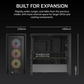 CORSAIR FRAME 4000D RS ARGB Modular Mid-Tower PC Case, Black