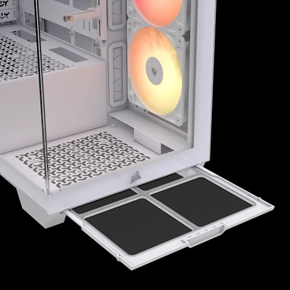 3500X RSR ARGB Tempered Glass Mid-Tower, White