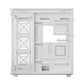 GAMDIAS NESO P1 W E-ATX Full-Tower PC Case (White, Dual-Chamber, Trapezoid, Panoramic Glass)