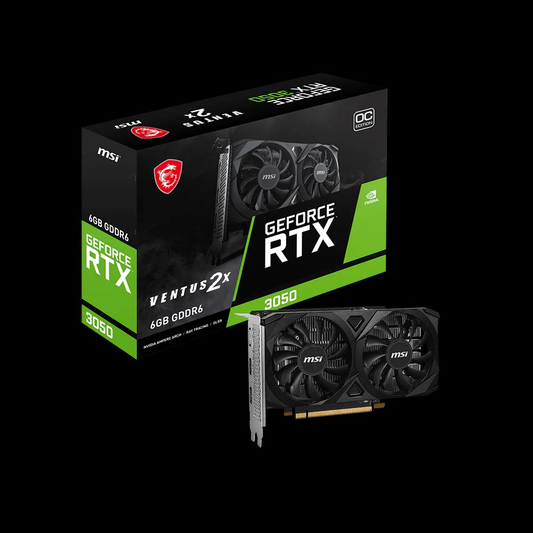MSI GeForce RTX 3050 VENTUS 2X E 6G OC Graphics Card