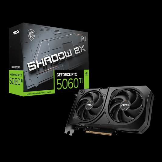 MSI GeForce RTX 5060 Ti 8G SHADOW 2X OC PLUS Graphics Card