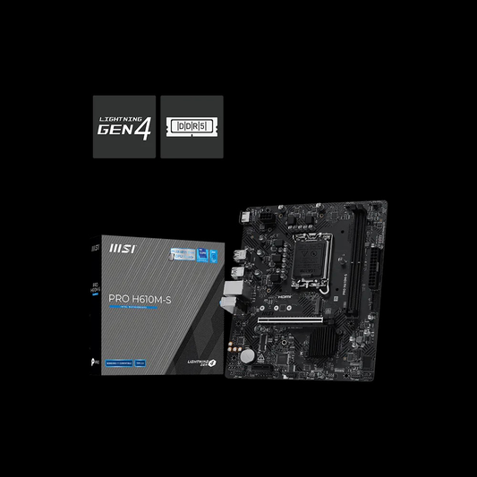 MSI PRO H610M-S Motherboard