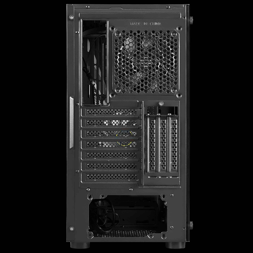 GAMDIAS Athena E1 Elite ARGB Mid Tower Gaming Case (Black)
