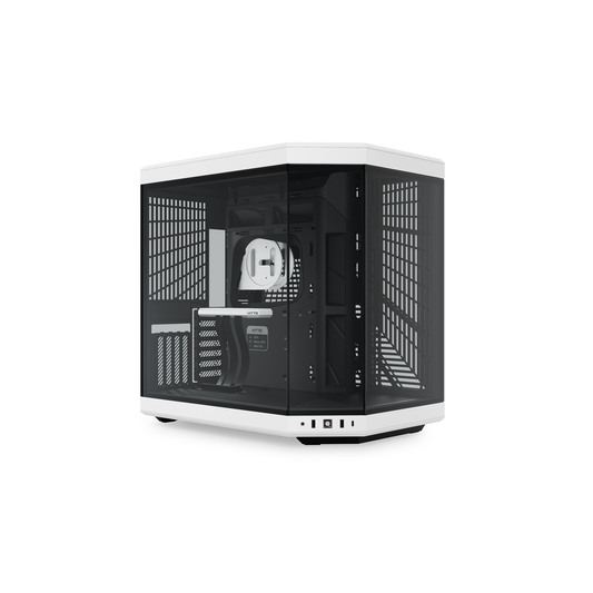 HYTE Y70 Dual-Chamber Panoramic E-ATX Mid-Tower Case (Black-White / Panda)
