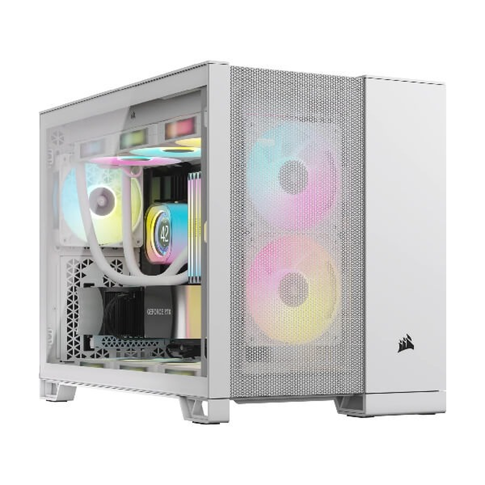 Corsair 2500D AIRFLOW Mid-Tower Dual Chamber PC Case White