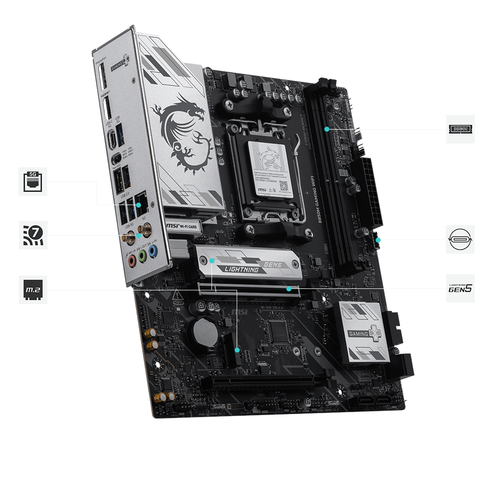 MSI B850M GAMING WIFI Motherboard