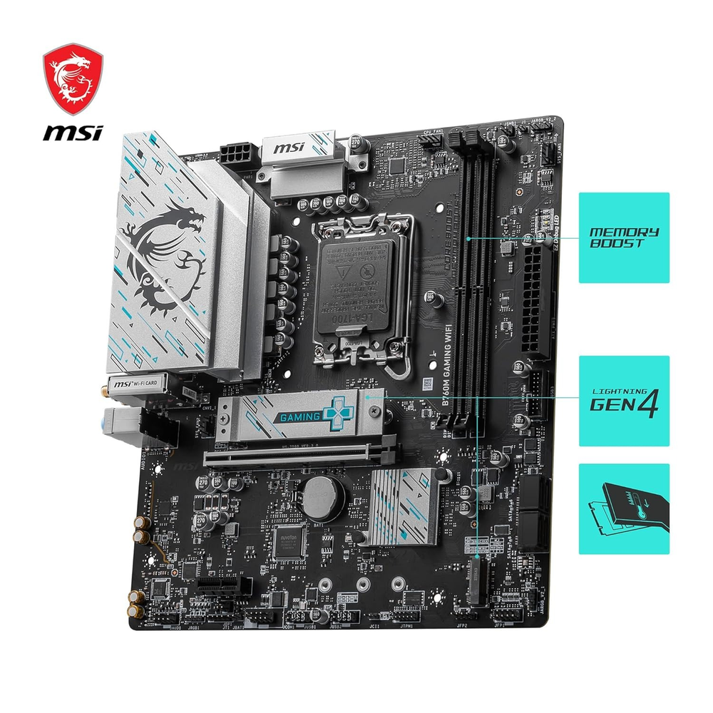 MSI B760M GAMING WIFI Motherboard (DDR5)
