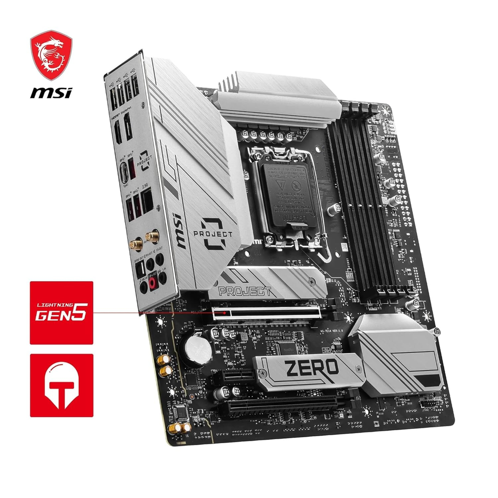 MSI B760M PROJECT ZERO Motherboard