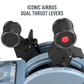 Thrustmaster TCA Officer Pack Airbus Edition — Flight Joystick Bundle