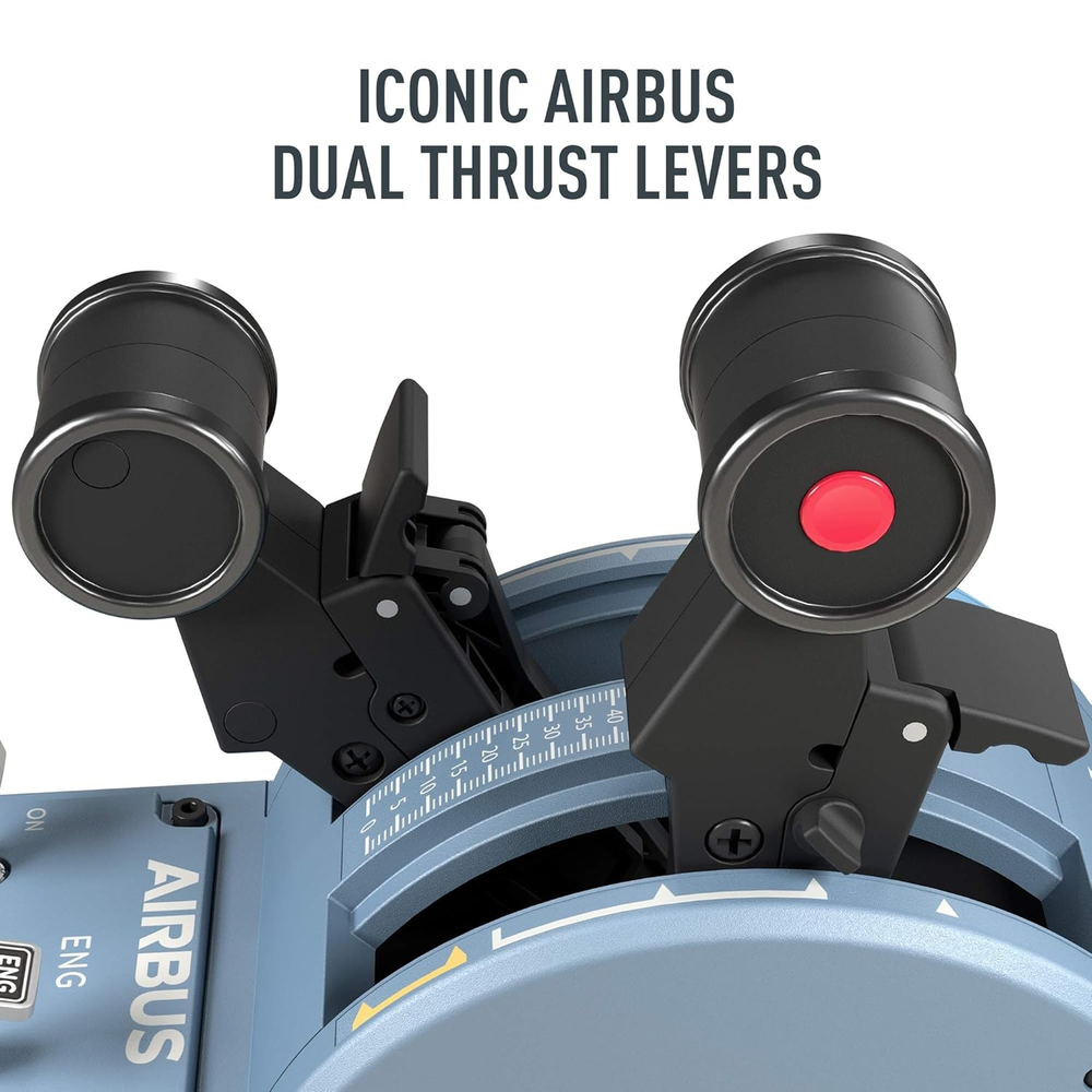 Thrustmaster TCA Officer Pack Airbus Edition — Flight Joystick Bundle