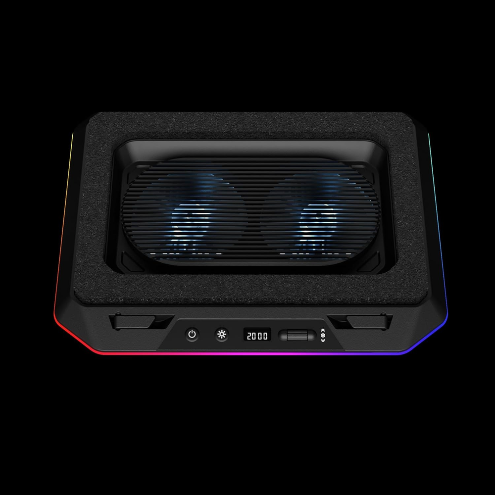GAMDIAS Aether P1 Dual-Fan RGB Laptop Cooling Pad (up to 19")
