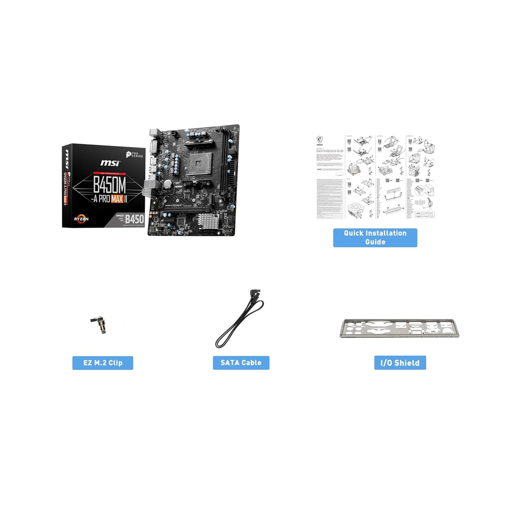 MSI B450M-A PRO MAX II Motherboard
