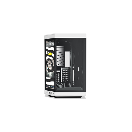 HYTE Y70 Touch Infinite 14.9" Dual-Chamber E-ATX Mid-Tower Case (Panda / Black-White)