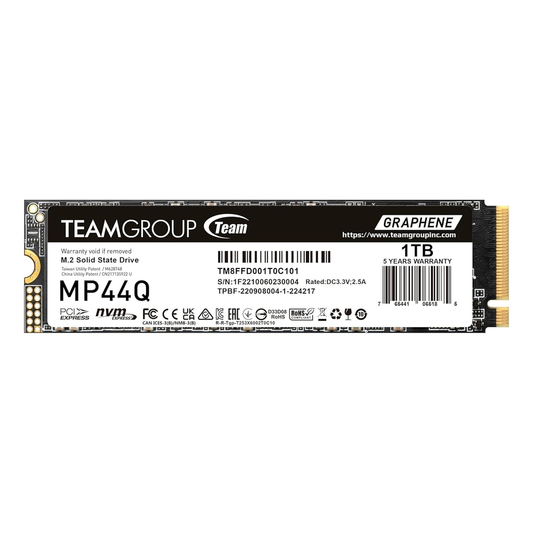 TEAMGROUP MP44Q 1TB M.2 PCIe Gen4 x4 NVMe SSD