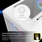 GAMDIAS TALOS E3 MESH WH ARGB Mid Tower PC Case (White, Mesh Front, 3×120mm ARGB Fans, ATX Support, 360mm Radiator, Tempered Glass Side)