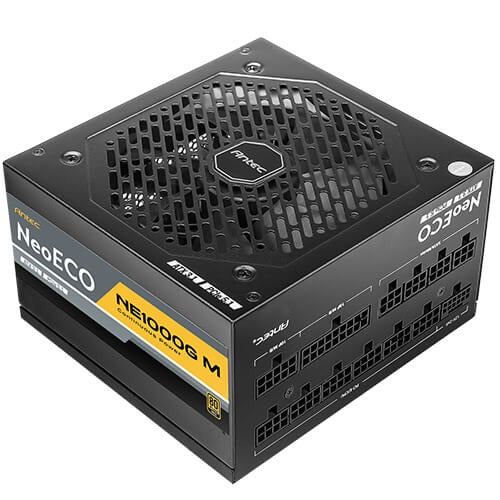 Antec NE1000G M ATX 3.1 NeoECO Gold Modular 1000W 80 Plus Gold Fully Modular Power Supply
