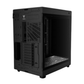 GAMDIAS NESO P1 B E-ATX Full-Tower PC Case (Black, Dual-Chamber, Trapezoid, Panoramic Glass)