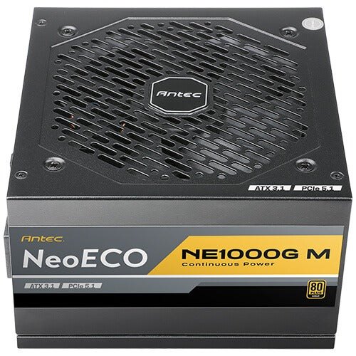 Antec NE1000G M ATX 3.1 NeoECO Gold Modular 1000W 80 Plus Gold Fully Modular Power Supply