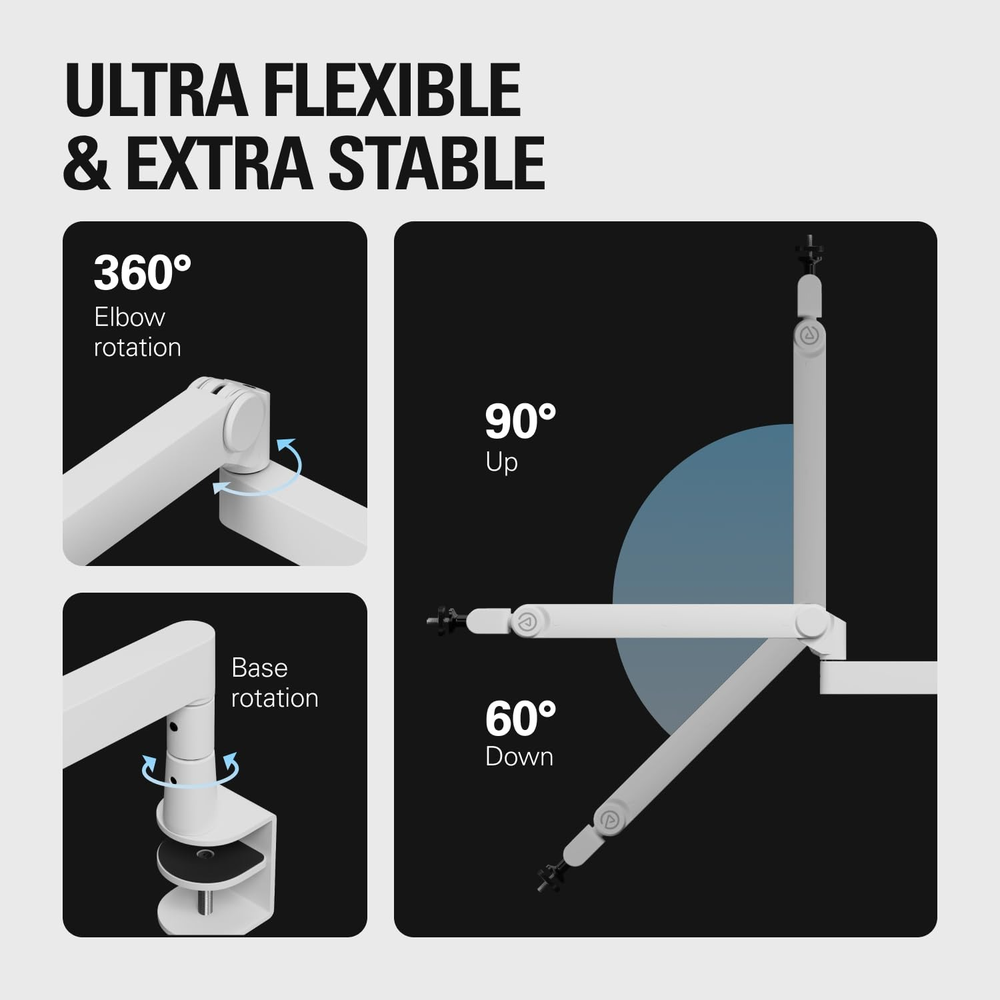 Elgato Wave Mic Arm Pro White Edition
