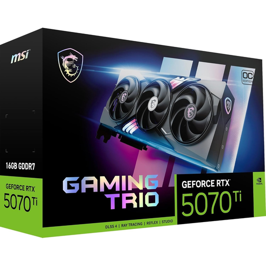 MSI GeForce RTX 5070 Ti 16G GAMING TRIO OC PLUS Graphics Card