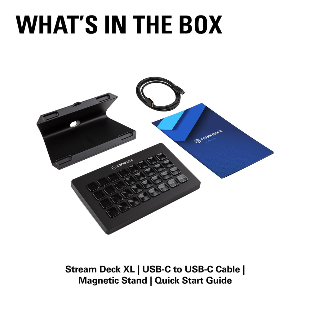 Corsair Elgato Stream Deck XL 32‑Key Live Content Creation Controller