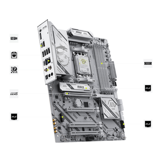 MSI MAG B850 GAMING PLUS MAX WIFI Motherboard