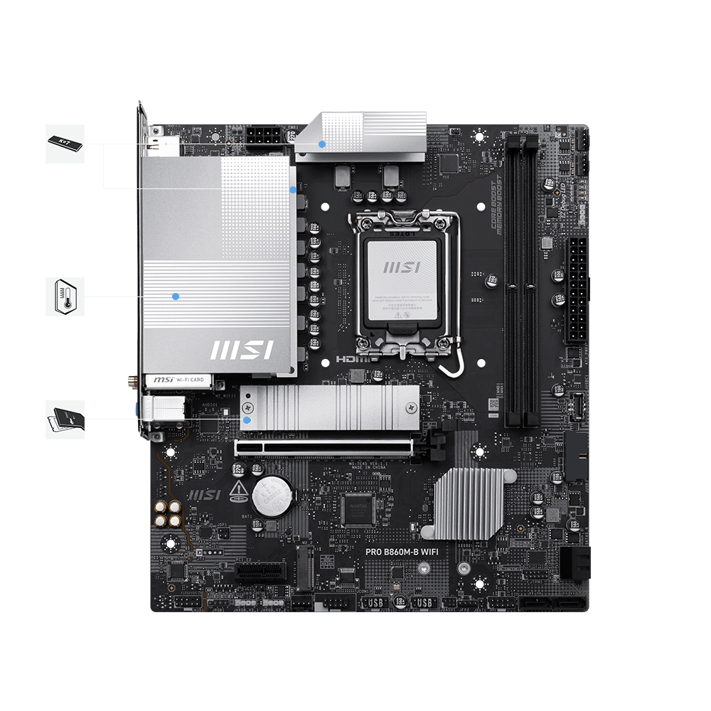 MSI PRO B860M-B WIFI Motherboard