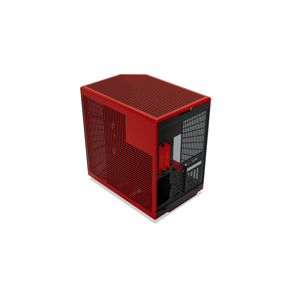 HYTE Y70 Touch Infinite 14.9" Dual-Chamber E-ATX Mid-Tower Case (Black Cherry)
