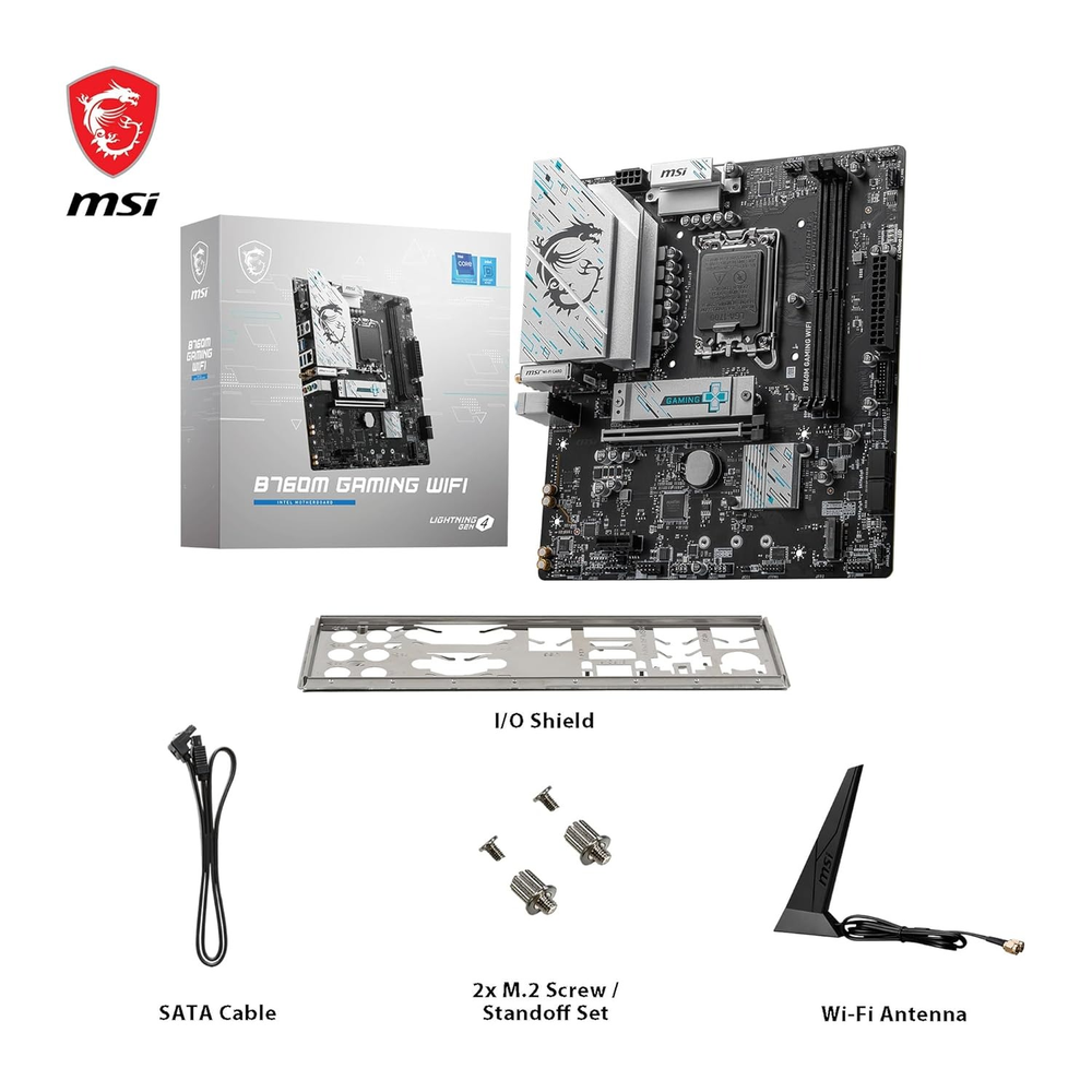MSI B760M GAMING WIFI Motherboard (DDR5)