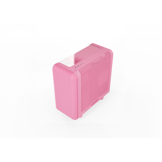 HYTE X50 ATX Mid-Tower Case with Acoustic Glass (Strawberry Milk)