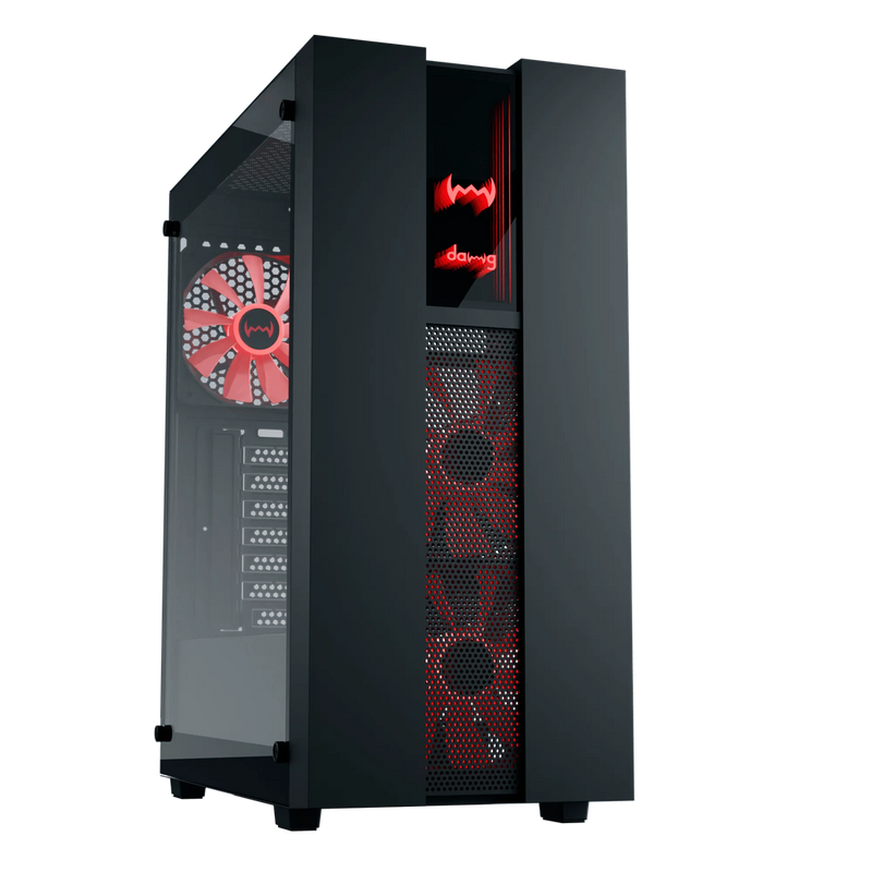 Dawg V 350 Mid Tower Chassis Black