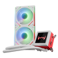 Dawg L240 ARGB 240mm CPU Liquid AIO Cooler White