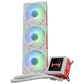 Dawg L360 ARGB 360mm CPU Liquid AIO Cooler White