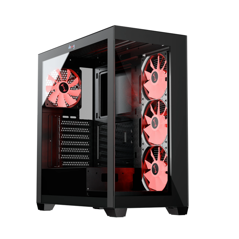 Dawg X 520 Mid Tower Chassis Black